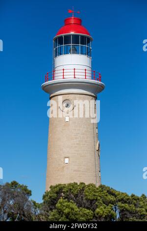 Le phare de Cape du Couedic sur Kangaroo Island en Australie méridionale Le 8 mai 2021 Banque D'Images