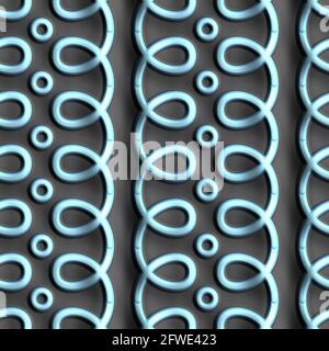 Le rendu 3D de tuile de fond en plastique Banque D'Images