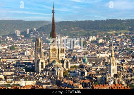 Cathédrale de Rouen, Rouen, France Banque D'Images