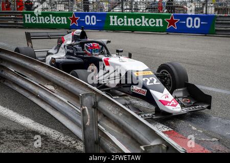 22 MALONEY Zane, R-ace GP, action lors du 3ème tour du Championnat régional d'Europe de Formule 2021 par Alpine à Monaco, du 21 au 23 mai 2021 - photo Florent Gooden / DPPI / LiveMedia Banque D'Images