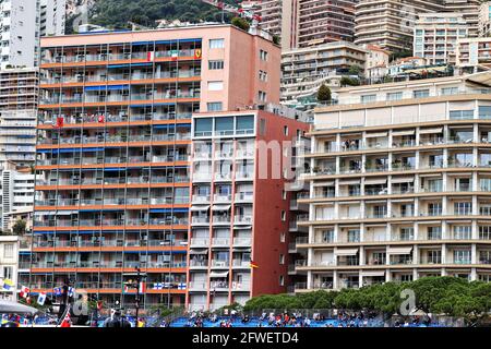 Atmosphère de Monaco. Grand Prix de Monaco, samedi 22 mai 2021. Monte Carlo, Monaco. Banque D'Images