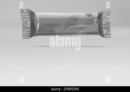 Emballage du snack-bar emballage vide modèle vide.maquette.photo réaliste. Rendu 3D Banque D'Images