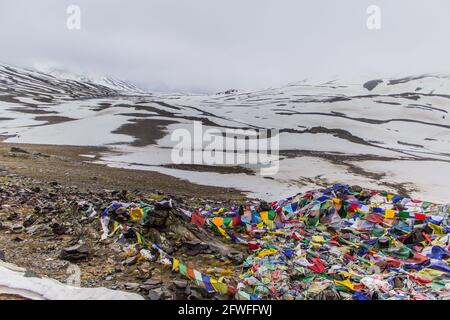 Différentes vues sur le col de Tanglangla Banque D'Images