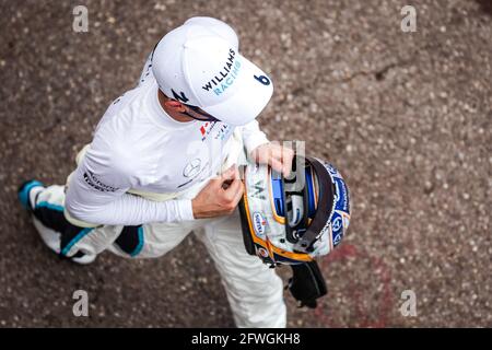 LATIFI Nicholas (CAN), Williams Racing F1 FW43B, portrait lors du Championnat du monde de Formule 1 2021, Grand Prix de Monaco du 20 au 23 mai à Monaco - photo Antonin Vincent / DPPI Banque D'Images