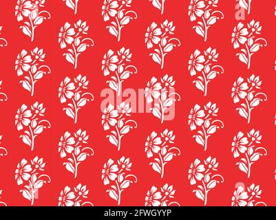 Imprimé fleuri abstrait dessiné à la main sans couture. Répétition floral .fleurs motif sans couture, fond, vecteur d'ornement, dessin floral à la main Illustration de Vecteur