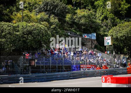 Tribunes, gradins, spectateurs, fans lors du Championnat du monde de Formule 1 2021, Grand Prix de Monaco du 20 au 23 mai à Monaco - photo Antonin Vincent / DPPI Banque D'Images