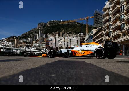 03 RICCIARDO Daniel (aus), McLaren MCL35M, action pendant le Championnat du monde de Formule 1 2021, Grand Prix de Monaco du 20 au 23 mai à Monaco - photo DPPI Banque D'Images