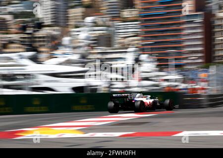 SCHUMACHER Mick (ger), Haas F1 Team VF-21 Ferrari, action pendant le Championnat du monde de Formule 1 2021, Grand Prix de Monaco du 20 au 23 mai à Monaco - photo DPPI Banque D'Images