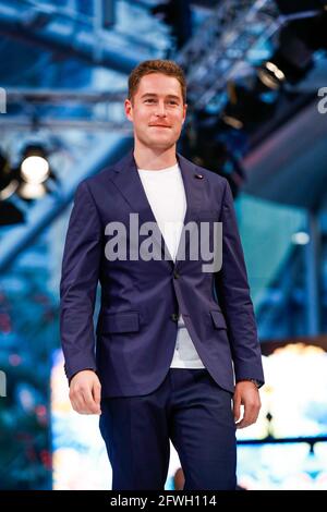 VANDOORNE Stoffel (bel), pilote de réserve de Mercedes AMG F1 GP, portrait au salon Amber lors du Championnat du monde de Formule 1 2021, Grand Prix de Monaco du 20 au 23 mai à Monaco - photo Florent Gooden / DPPI Banque D'Images