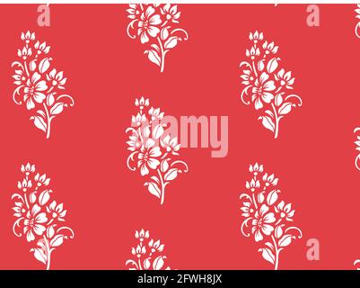 Imprimé fleuri abstrait dessiné à la main sans couture. Répétition floral .fleurs motif sans couture, fond, vecteur d'ornement, dessin floral à la main Illustration de Vecteur