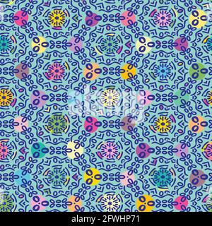 Un motif vectoriel sans coutures pour un motif abstrait géo ornement Illustration de Vecteur