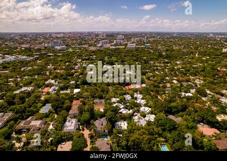 Immobilier à Coconut Grove Miami FL USA Banque D'Images