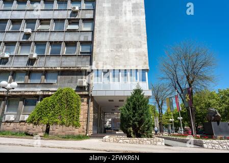 Siège de la mine de cuivre et du complexe de fusion de Zijin Bor à Bor (Serbie) le 6 mai 2021, l'une des plus grandes mines de cuivre d'Europe appartenant à la société chinoise M. Banque D'Images