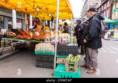 Marché de la rue Croydon de Londres Banque D'Images