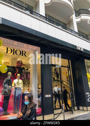 Paris, France, détail, vitrine, magasin de mode de luxe, LVMH