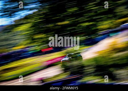 30 Oliver SOLBERG (SWE), Aaron JOHNSTON (IRL), HYUNDAI MOTORSPORT N HYUNDAI i20, RC2 Motor2, action pendant le Rally de Portugal 2021, 4e tour de la FIA WRC 2021, FIA World Rally Championship, du 20 au 23 mai 2021 à Matosinhos, Portugal - photo Paulo Maria / DPPI Banque D'Images