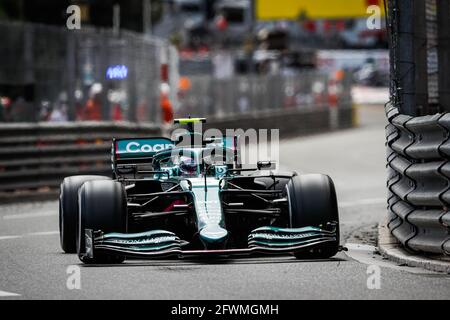 05 VETTEL Sebastian (ger), Aston Martin F1 AMR21, action lors du Championnat du monde de Formule 1 2021, Grand Prix de Monaco du 20 au 23 mai à Monaco - photo Antonin Vincent / DPPI / LiveMedia Banque D'Images