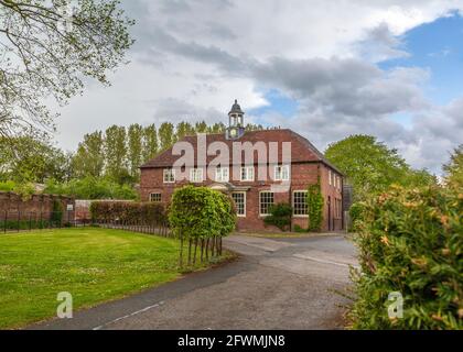 Centre d'accueil du château de Hartlebury à Hartlebury, Worcestershire. Banque D'Images