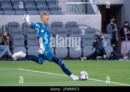 William Yarbrough, gardien de but de Colorado Rapids (22) lors d'un match de MLS contre le Los Angeles FC, le samedi 22 mai 2021, à Los Angeles, ENV. LAFFC défaia Banque D'Images