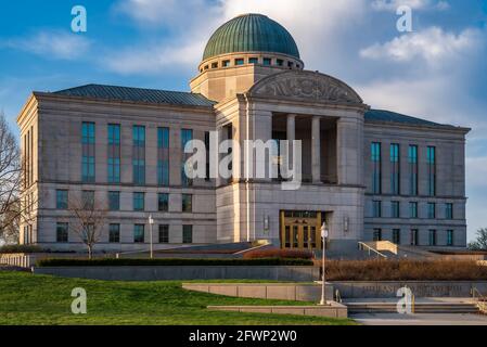 Bâtiment de la section judiciaire de l'Iowa à des Moines, Iowa Banque D'Images