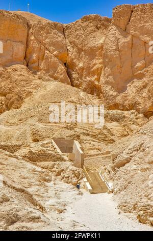 Tombe du Pharaon Merenptah dans la vallée des rois, Louxor, Égypte Banque D'Images