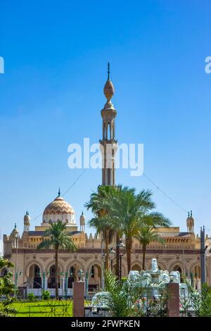 Mosquée Sidi Abd er-Rahim à Qena, Égypte Banque D'Images