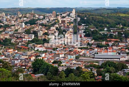 Vue partielle sur la ville de Sao Joao del Rei Banque D'Images