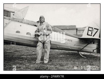 Léopold III fut roi des Belges de 1934 à 1951. Au début de la Seconde Guerre mondiale, Leopold a essayé de maintenir la neutralité belge, mais après l'invasion allemande en mai 1940, il a abandonné son pays, lui gagnant beaucoup d'hostilité, tant chez lui qu'à l'étranger. Banque D'Images