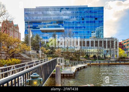 Centre IGT / Centre GTECH / 10 Memorial Boulevard / 69, rue Francis Banque D'Images