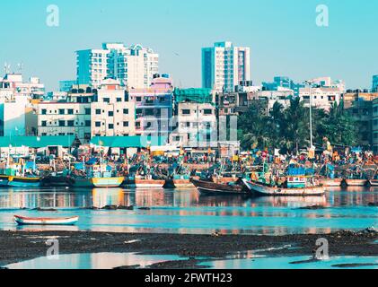 Mumbai, la capitale commerciale et financière, possède la plus forte concentration de bâtiments de grande hauteur en Inde Banque D'Images