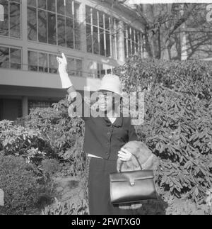 American-Belgian jazz Singers in look the Rich Show, Donna Higtower Press Conference (titre), 10 avril 1964, conférences de presse, pays-Bas, agence de presse du xxe siècle photo, nouvelles à retenir, documentaire, photographie historique 1945-1990, histoires visuelles, L'histoire humaine du XXe siècle, immortaliser des moments dans le temps Banque D'Images