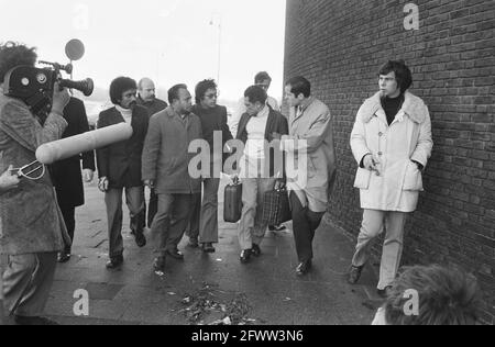 Procès contre les Moluques du Sud qui ont occupé la résidence de l'ambassadeur indonésien à la Haye, 19 janvier 1971, pays-Bas, agence de presse du XXe siècle photo, nouvelles à retenir, documentaire, photographie historique 1945-1990, histoires visuelles, L'histoire humaine du XXe siècle, immortaliser des moments dans le temps Banque D'Images