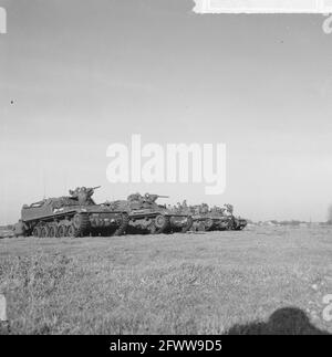 Exercice d'essai de l'armée sur terrain loué à Valkenswaard (NB), 9 décembre 1964, LANDMACHT, exercices, Grounds, pays-Bas, agence de presse du XXe siècle photo, news to remember, documentaire, photographie historique 1945-1990, histoires visuelles, L'histoire humaine du XXe siècle, immortaliser des moments dans le temps Banque D'Images