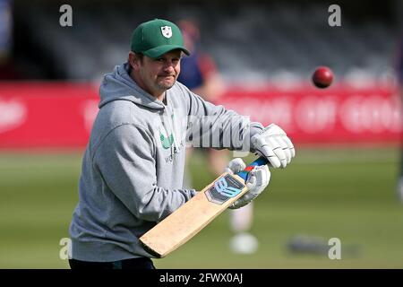 Alex Gidman, entraîneur de la première équipe de Worcestershire, au cours de la CCC d'Essex contre le CCC de Worcestershire, LV Insurance County Championship Group 1 Cricket au Cloudfm Co Banque D'Images