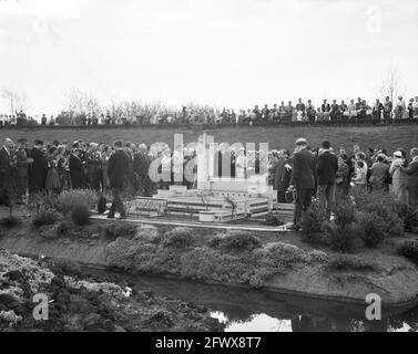 Ouverture de Madurodam par M. le ministre des Affaires étrangères. J. M. A. N. LUNs, 6 avril 1960, ouvertures, pays-Bas, agence de presse du xxe siècle photo, nouvelles à retenir, documentaire, photographie historique 1945-1990, histoires visuelles, L'histoire humaine du XXe siècle, immortaliser des moments dans le temps Banque D'Images