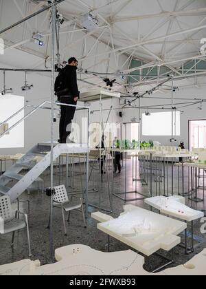 Pavillon suisse. 17e Biennale d'architecture Venise, Venise, Italie. Architecte : divers, 2021. Banque D'Images