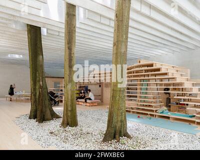 Pavillon nordique. 17e Biennale d'architecture Venise, Venise, Italie. Architecte : divers, 2021. Banque D'Images