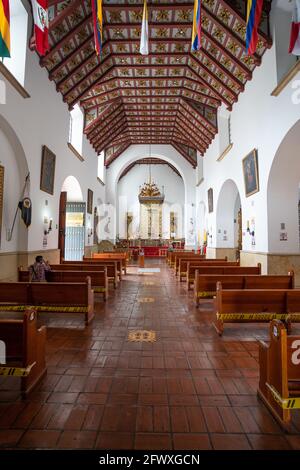 Église de Veracruz à Bogota, Colombie Banque D'Images