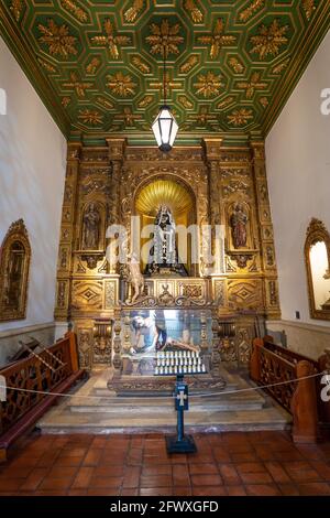 Statue de Jésus-Christ à l'église de Veracruz à Bogota, Colombie Banque D'Images