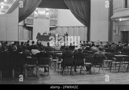 Action de protestation contre la nomination Von Kielmansegg à Leiden, 6 mai 1967, actions de protestation, pays-Bas, agence de presse du xxe siècle photo, nouvelles de Banque D'Images