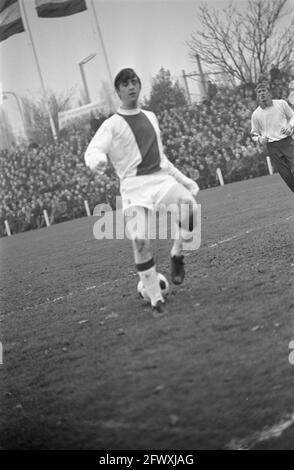 PSV contre Ajax 0-1 moments de jeu, 8 décembre 1968, sports, football, Pays-Bas, agence de presse du XXe siècle photo, news to remember, documentaire, Banque D'Images