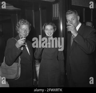 Réception G. th. BOM et fils ( 200 ans ). Poort van Cleeve, 6 octobre 1956, réceptions, pays-Bas, agence de presse du xxe siècle photo, nouvelles de Banque D'Images