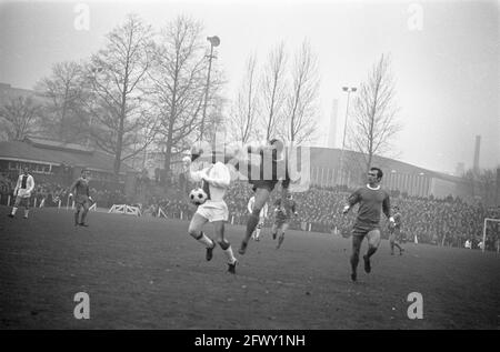PSV contre Ajax 0-1 moments de jeu, 8 décembre 1968, sports, football, Pays-Bas, agence de presse du XXe siècle photo, news to remember, documentaire, Banque D'Images