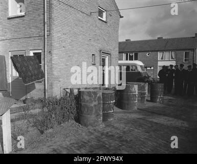 Recherche radioactive de la cheminée / affecté, 14 février 1958, RECHERCHE, pays-Bas, Agence de presse du XXe siècle photo, nouvelles à retenir, dofumée Banque D'Images