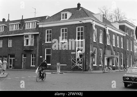 Restauration Hôtel de Wereld à Wageningen où la capitulation a eu lieu en 1945; extérieur Hôtel de Wereld, 23 avril 1975, hôtels, restaurations, pays-Bas, agence de presse du xxe siècle photo, nouvelles à retenir, documentaire, photographie historique 1945-1990, histoires visuelles, L'histoire humaine du XXe siècle, immortaliser des moments dans le temps Banque D'Images