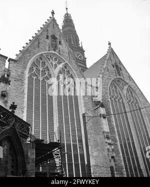 Restauration ancienne église à Amsterdam, 3 décembre 1959, RESTAURATION, églises, Pays-Bas, Agence de presse du XXe siècle photo, nouvelles à retenir, documentaire, photographie historique 1945-1990, histoires visuelles, L'histoire humaine du XXe siècle, immortaliser des moments dans le temps Banque D'Images