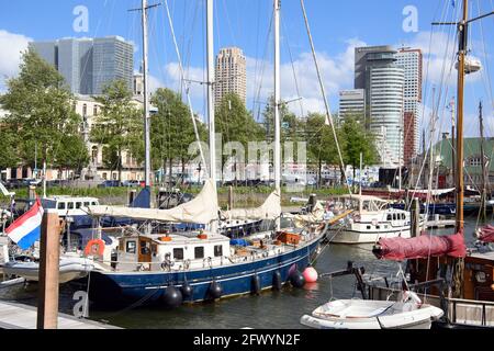 Rotterdam, pays-Bas. 21 mai 2021. Le port du musée dans le quartier de Nieuwe Werk. Credit: Soeren Stache/dpa-Zentralbild/dpa/Alay Live News Banque D'Images