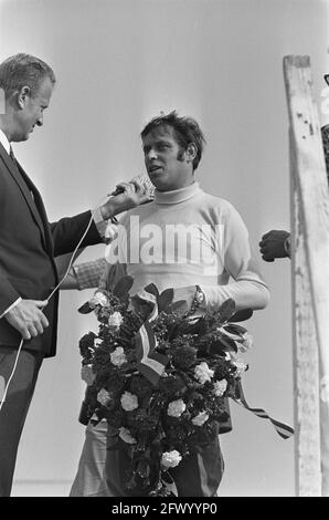 Les autoroutes sur le circuit Zandvoort, pour le Trophée Zandvoort, en hommage à Johann Abt, 30 août 1970, LES AUTOROUTES, Honneurs, pays-Bas, photo de l'agence de presse du XXe siècle, nouvelles à retenir, documentaire, photographie historique 1945-1990, histoires visuelles, L'histoire humaine du XXe siècle, immortaliser des moments dans le temps Banque D'Images