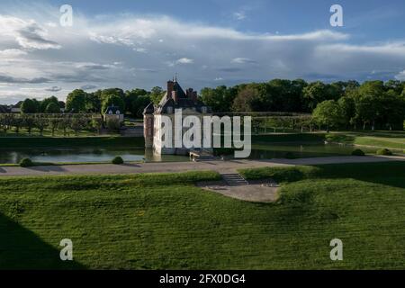 Château d'Ormesson, France. Banque D'Images