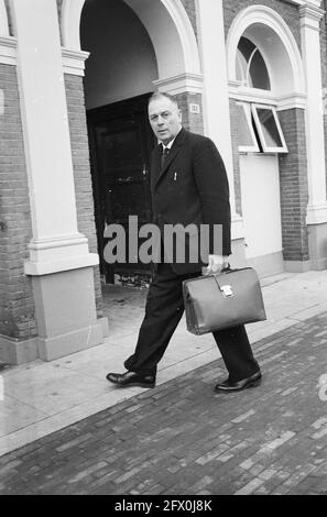 Case Van der Putten. Frans van der Putten, 23 mars 1962, arrêt, pays-Bas, agence de presse du xxe siècle photo, nouvelles à retenir, documentaire, photographie historique 1945-1990, histoires visuelles, L'histoire humaine du XXe siècle, immortaliser des moments dans le temps Banque D'Images